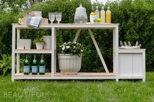 Outdoor Bar / Potting Bench / BBQ Prep Station - Image 1
