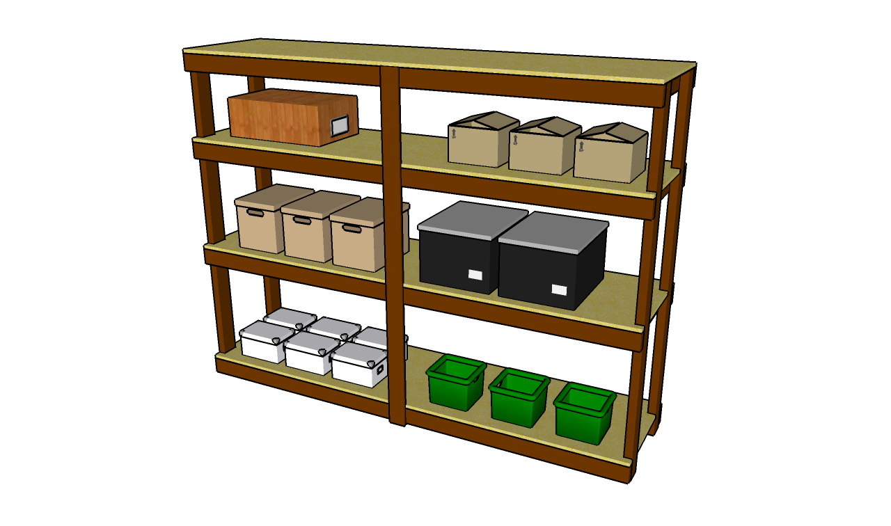 GARAGE SHELVING PLANS - Image 1