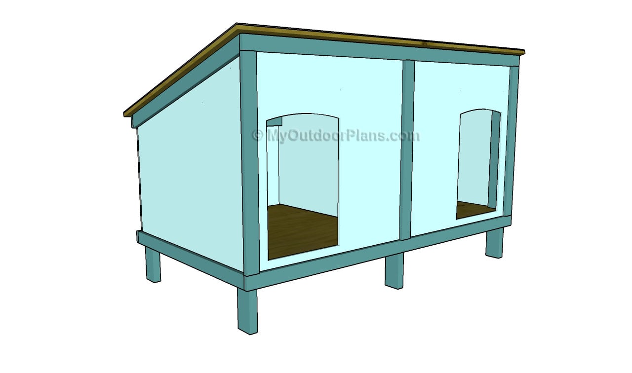 DOUBLE DOG HOUSE PLANS - Image 1