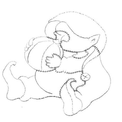 Woodworking Project Paper Plan to Build Elf with Ball - Image 1