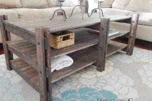 Rustic Coffee Table - Image 1