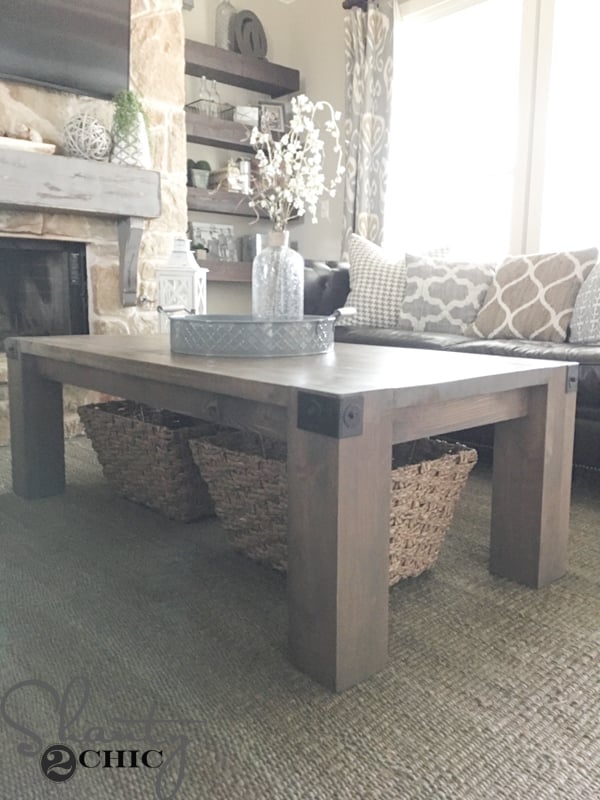 Modern Farmhouse Coffee Table and How-To Video woodworking plan
