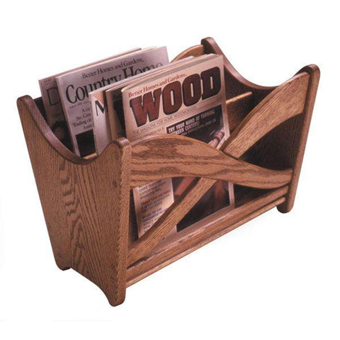 Downloadable Woodworking Project Plan to Build Magazine Rack woodworking plan