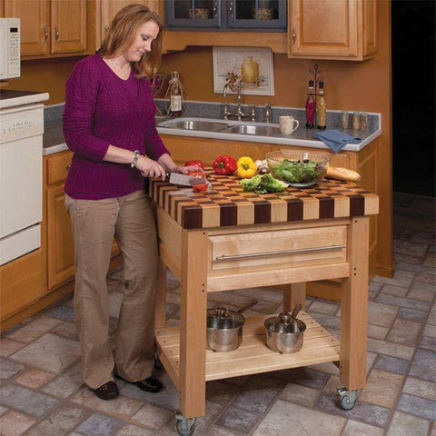 Butcher Block Cart – Paper Plan woodworking plan