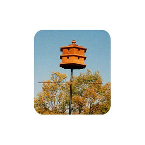 Woodworking Project Paper Plan to Build Hexagon Purple Martin House - Image 1