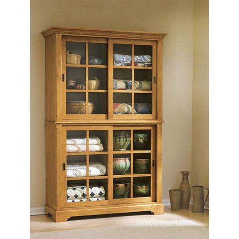 Downloadable Woodworking Project Plan to Build Sliding-Door Cupboard - Image 1