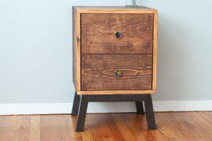 Nightstand With Drawers - Image 1