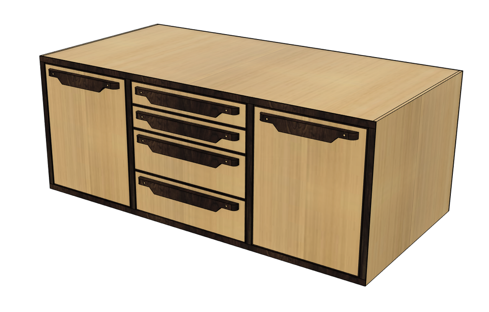 Fisher’s Workbench Storage Cabinet - Image 1
