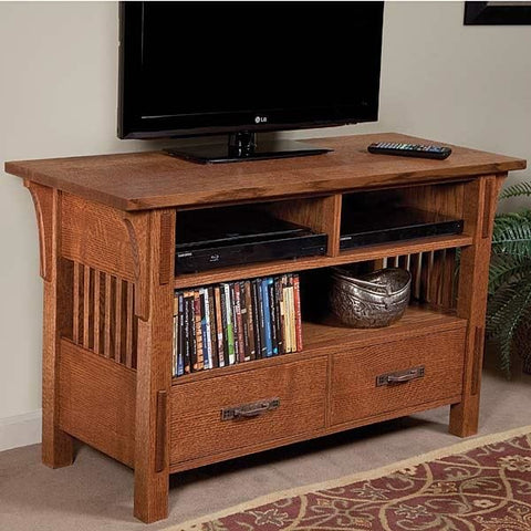 Arts & Crafts TV Stand Downloadable Plan - Image 1