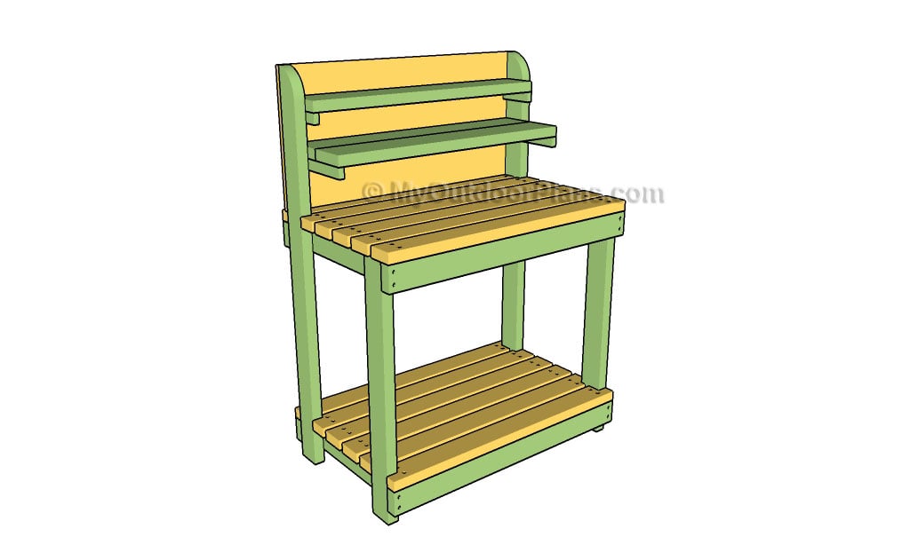 HOW TO BUILD A POTTING BENCH - Image 1