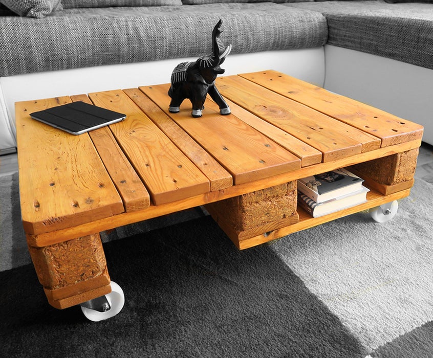 Pallet Coffee Table Easy & Cheap – VIDEO woodworking plan