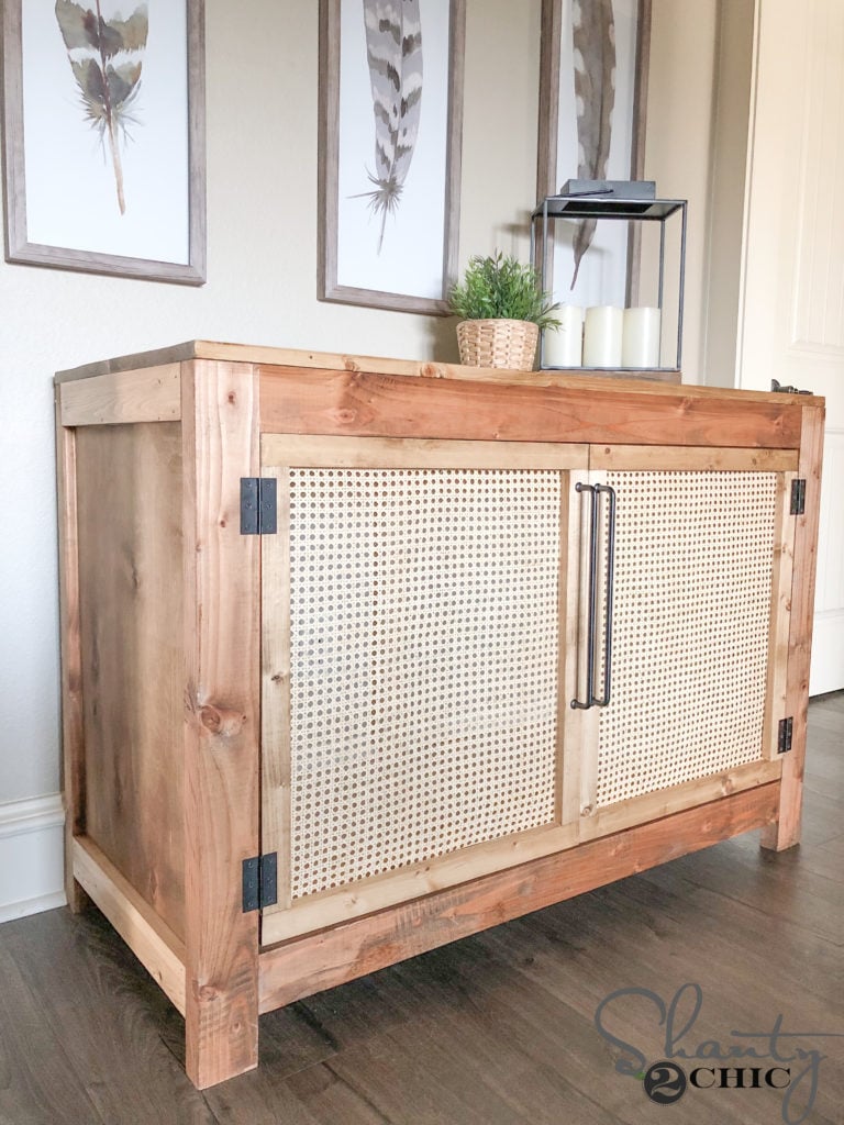 DIY Cane Cabinet – How to Build with Free Plans - Image 1