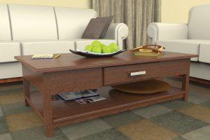 Traditional Coffee Table with Storage - Image 1