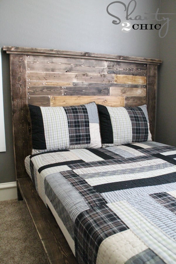 DIY Planked Headboard - Image 1