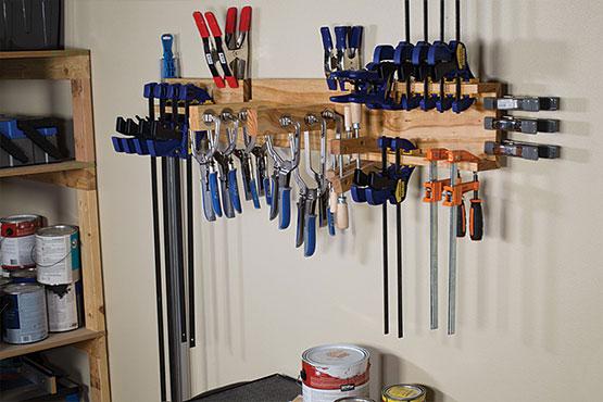 Customizable Clamp Rack woodworking plan