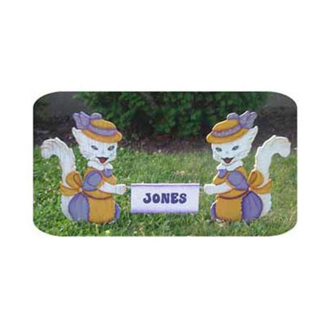 Woodworking Project Paper Plan to Build Miss Kitty Welcome - Image 1