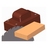 Wedge cutting jig plan woodworking plan