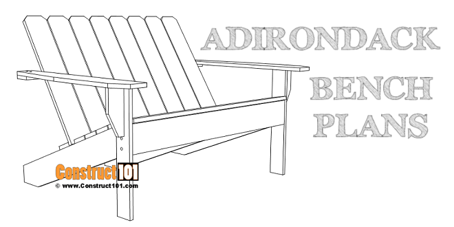 Adirondack Bench Plans | DIY Projects | PDF - Image 1