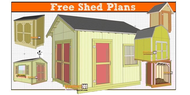 Free Shed Plans – with Drawings and Material List - Image 1
