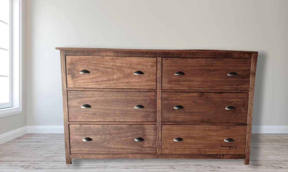 6 Drawer Bedroom Dresser woodworking plan