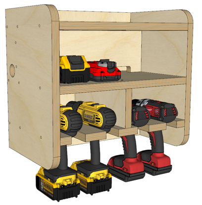 Power tool Charging Station – Build Plans - Image 1