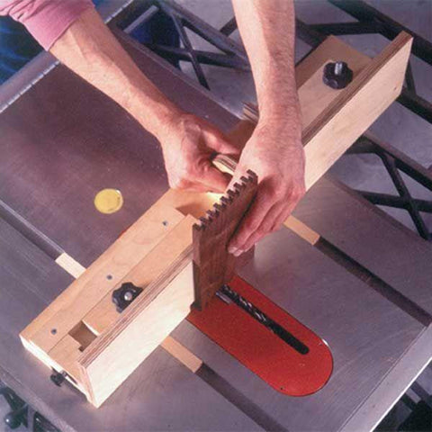 Downloadable Woodworking Project Plan to Build Box-Joint Jig Plan with a Penchant for Precision woodworking plan