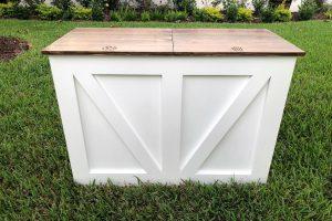 Trash and Recycling Cabinet - Image 1