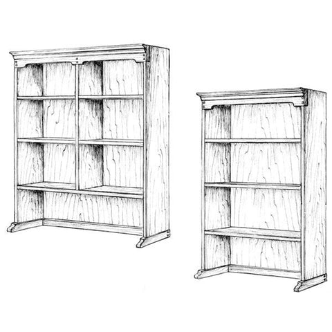 Woodworking Project Paper Plan to Build Upper Bookcase woodworking plan