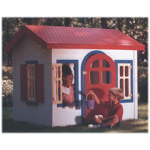 Woodworking Project Paper Plan to Build Country Cottage Playhouse woodworking plan