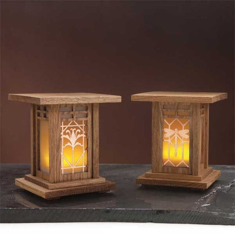 Arts & Crafts Luminaries – Downloadable Plan - Image 1