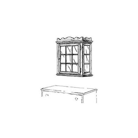 Woodworking Project Paper Plan to Build Hanging Curio Cabinet - Image 1