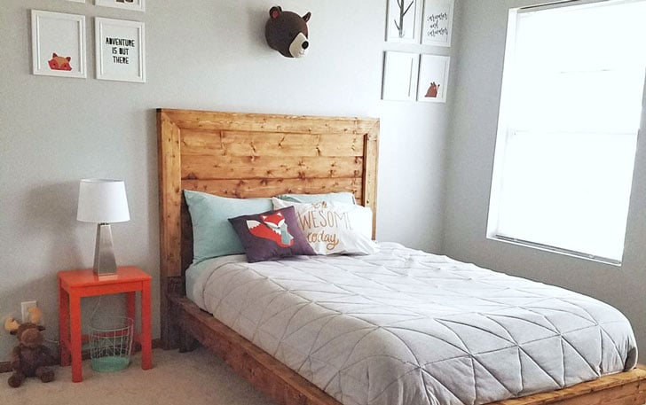 Hailey Planked Headboard woodworking plan