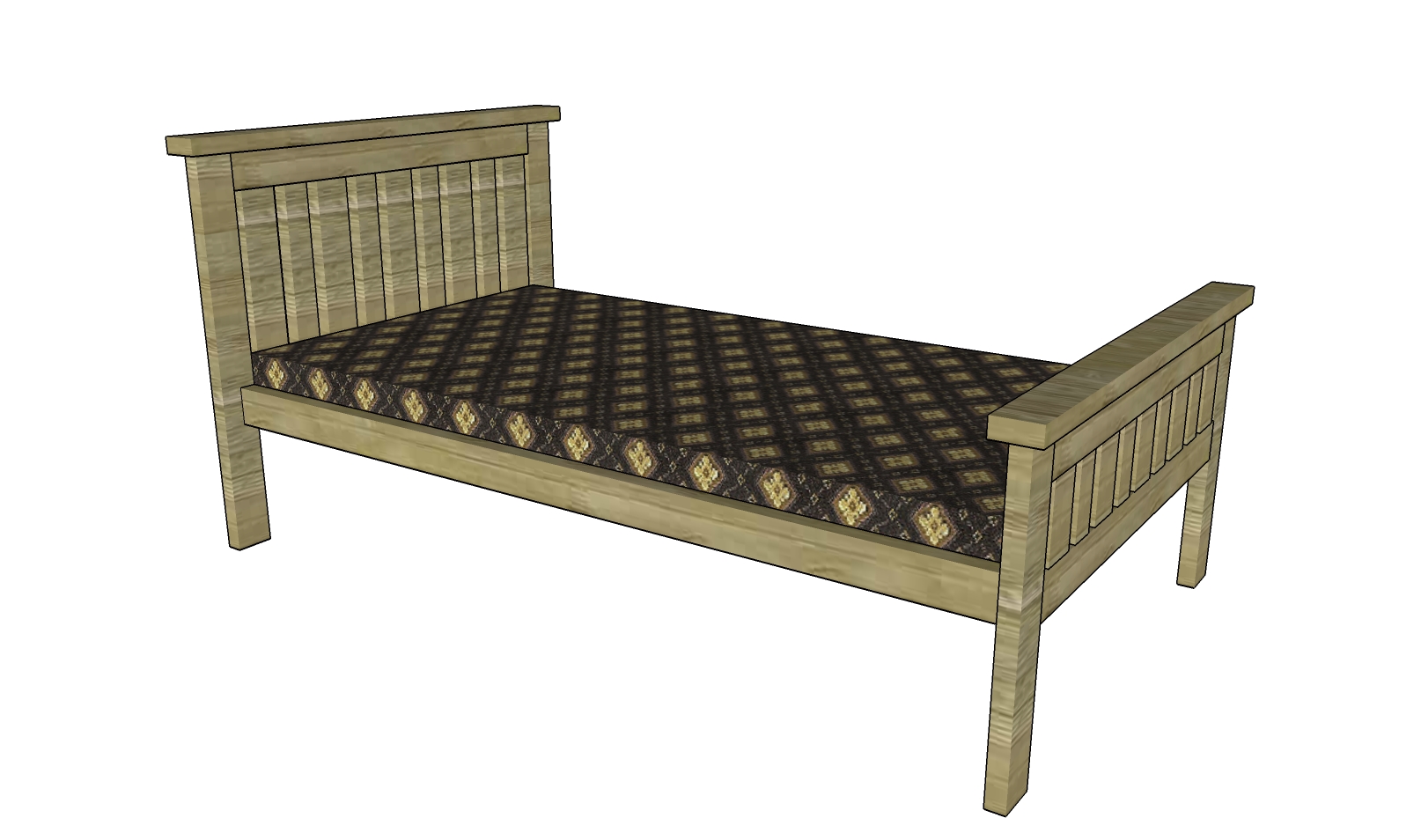 FARMHOUSE BED PLANS - Image 1