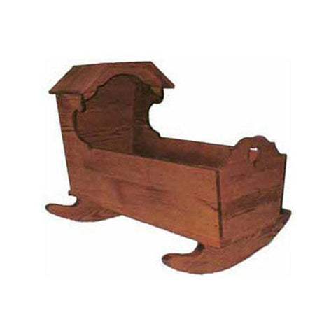 Woodworking Project Paper Plan to Build 18th Century Hooded Cradle - Image 1