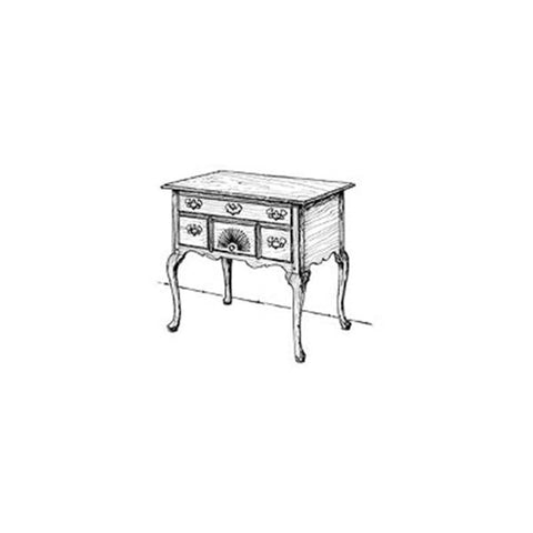 Woodworking Project Paper Plan to Build Queen Anne Desk - Image 1