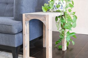 Simple Rustic Side Table - Image 1