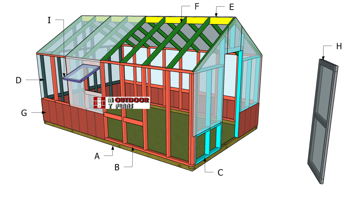 10×16 GREENHOUSE PLANS – PART 2 - Image 1