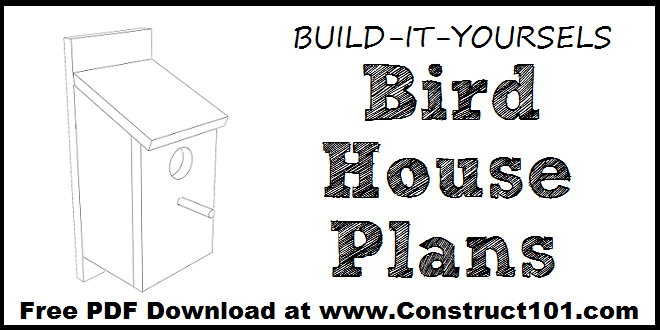 Simple Bird House Plans (Free PDF) - Image 1